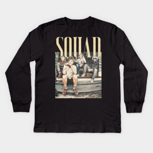 SQUAD GOLDEN GIRLS PUNK Kids Long Sleeve T-Shirt